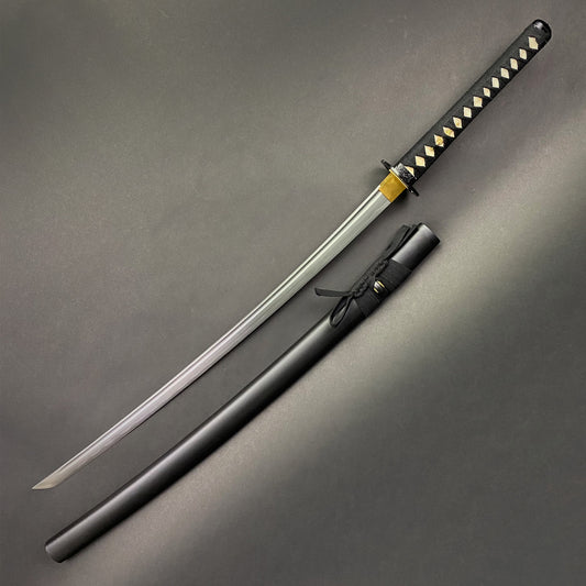 black color themed minimalist katana