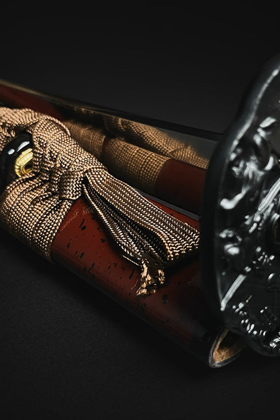 Musashi Swords Musashi Gold Collection: “Yamata no Orochi” Burgundy Katana