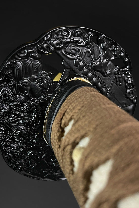 Musashi Swords Musashi Gold Collection: “Yamata no Orochi” Burgundy Katana