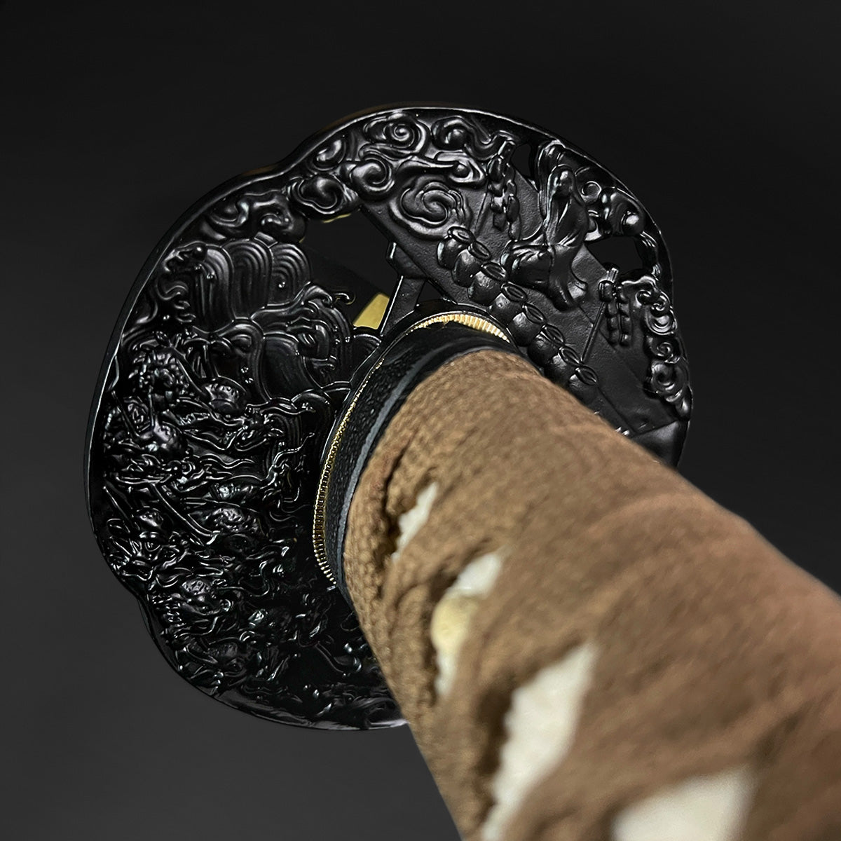 Musashi Swords Musashi Gold Collection: “Yamata no Orochi” Burgundy Katana