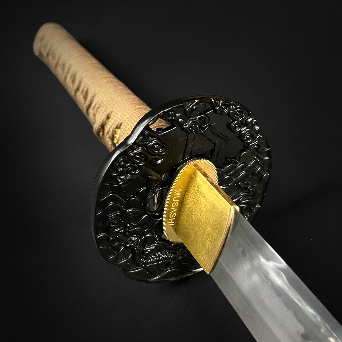 Musashi Swords Musashi Gold Collection: “Yamata no Orochi” Burgundy Katana
