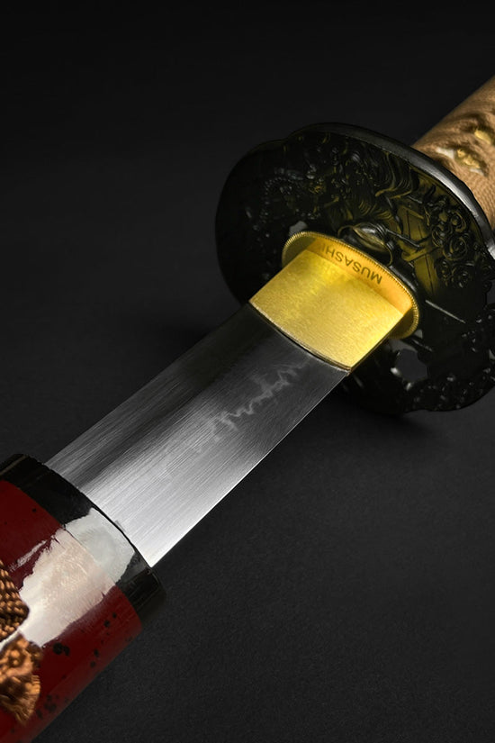 Musashi Swords Musashi Gold Collection: “Yamata no Orochi” Burgundy Katana