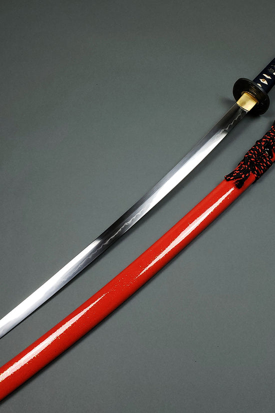 Japanese katana with red scabbard - Guild Arms.