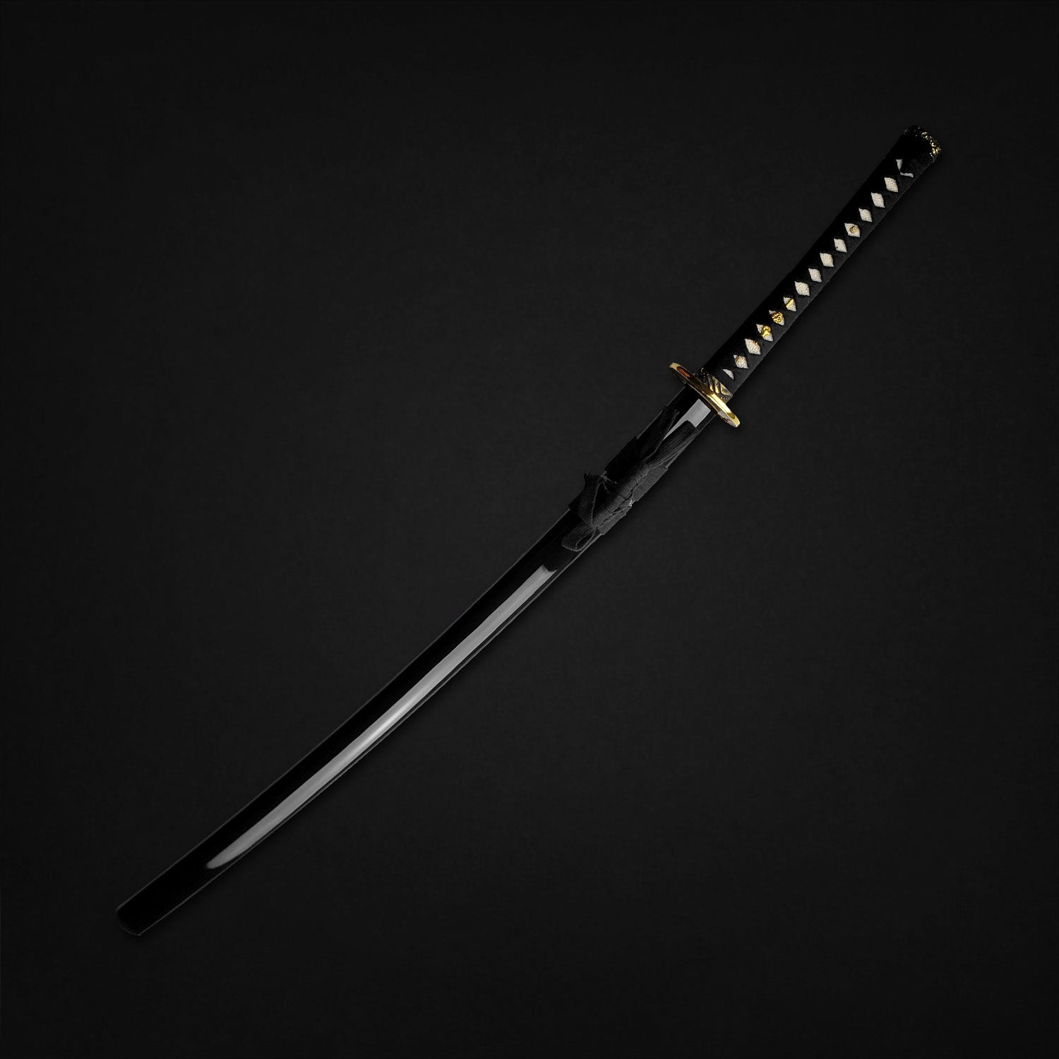 A black Japanese katana sword - Guild Arms.