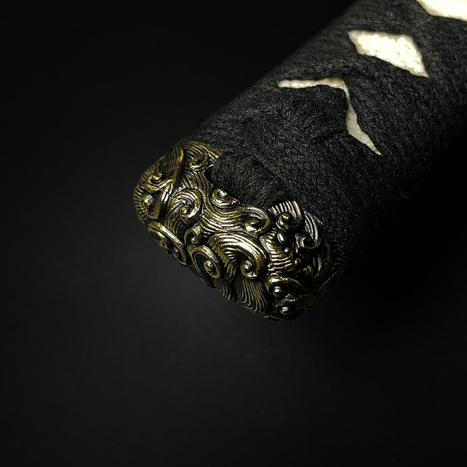 Close up of sword hilt- Guild Arms.