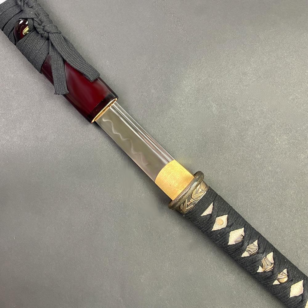 BAMBOO "FAST CUTTER" LIGHTWEIGHT KATANA BURGUNDY