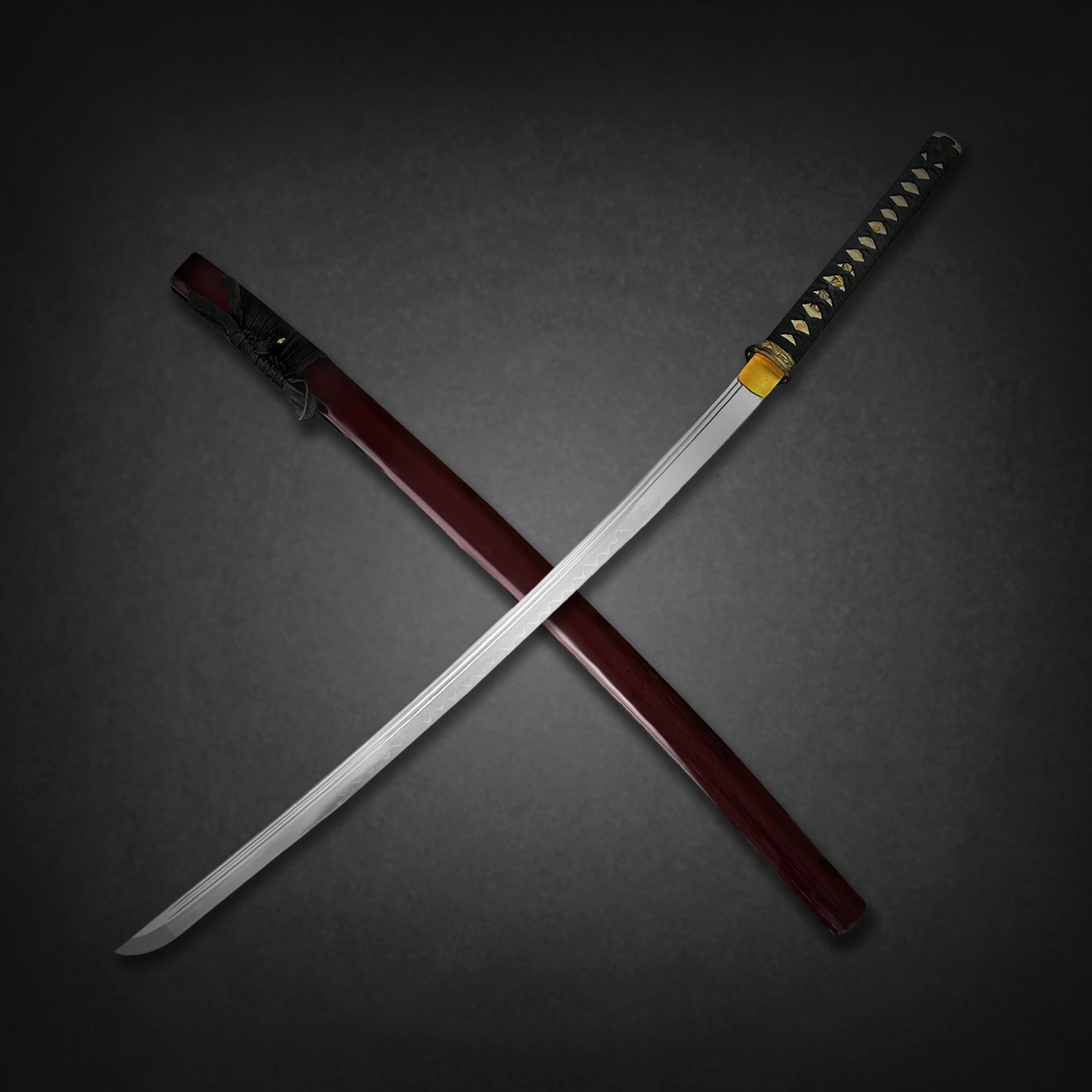 BAMBOO "FAST CUTTER" LIGHTWEIGHT KATANA BURGUNDY