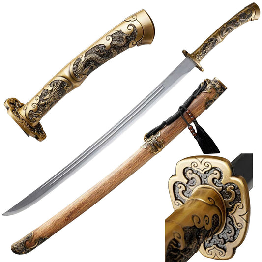 Hand-Forged Brocade Spring Saber