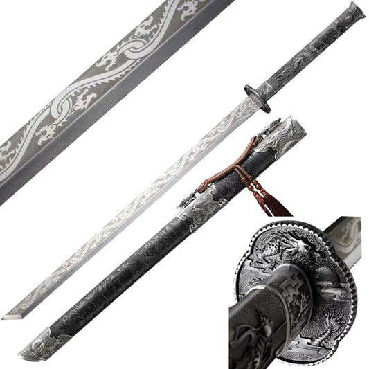 43.25-Inch Hand-Forged Tang Sword, 1045 Carbon Steel | SSC018