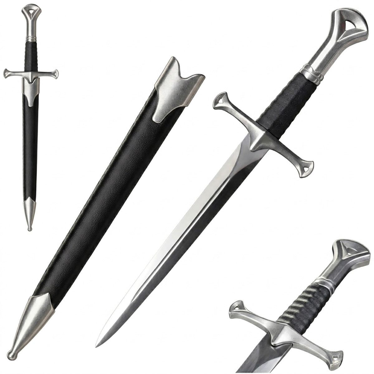 Hand-Forged Medieval Dagger display collectible product photo