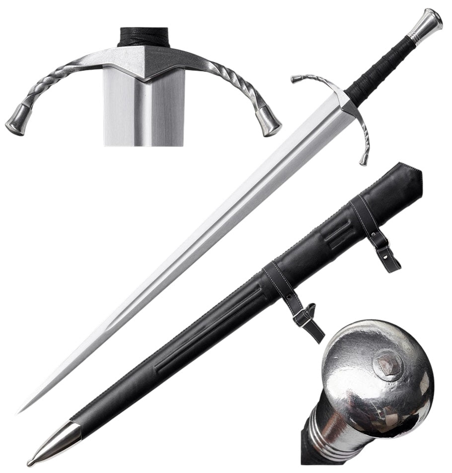 Knight's Collection Elite Knight's Collection 42.35-Inch Full-Tang 1065 Steel Sword | SSM043BK