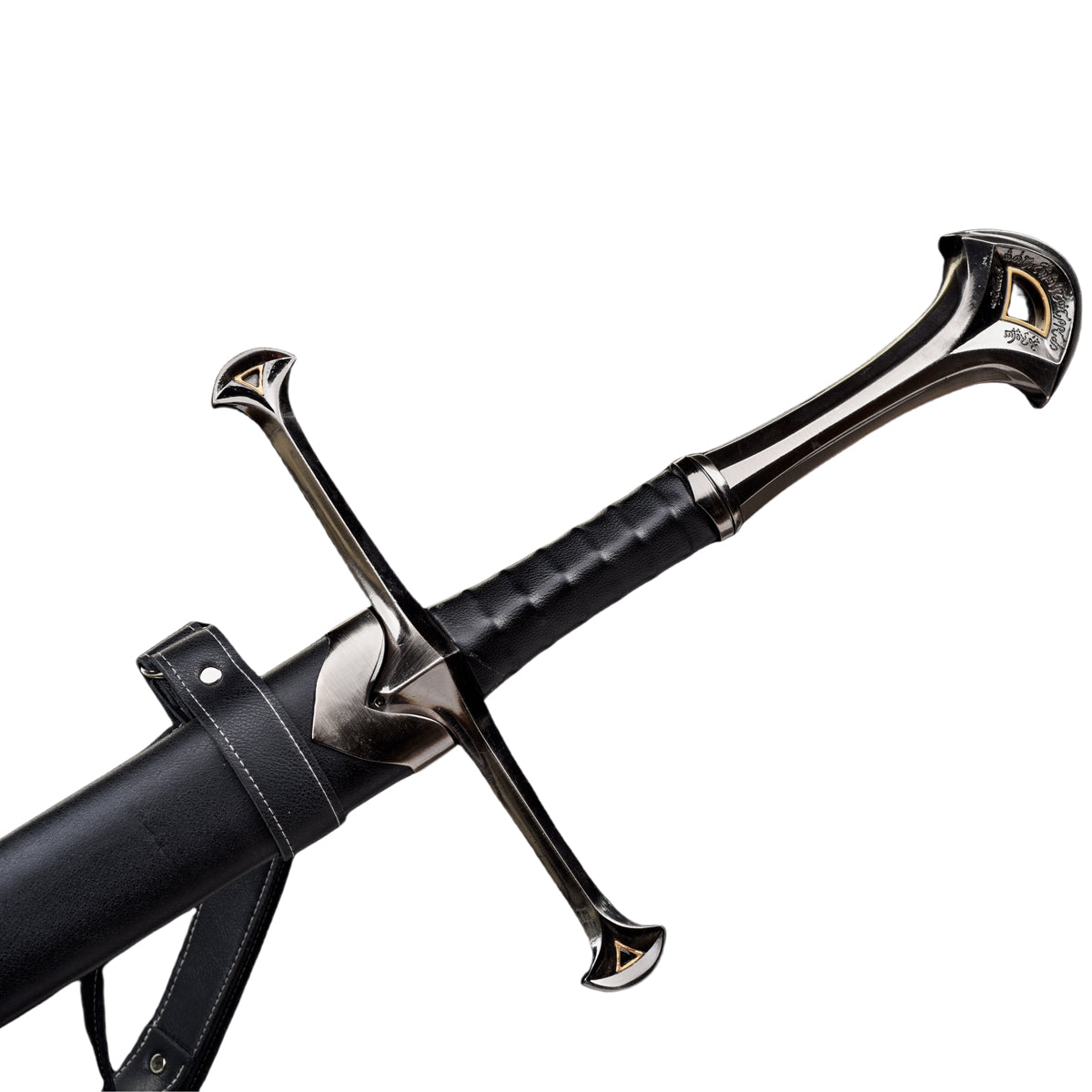 Knight's Collection Elite 54.3-Inch Hand-Forged 1060 Steel Medieval Sword | SSM193BK