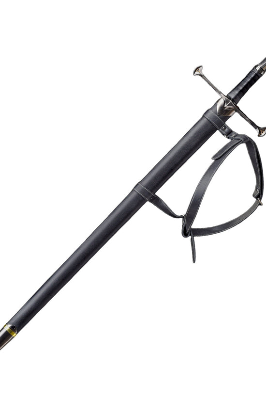 Knight's Collection Elite 54.3-Inch Hand-Forged 1060 Steel Medieval Sword | SSM193BK