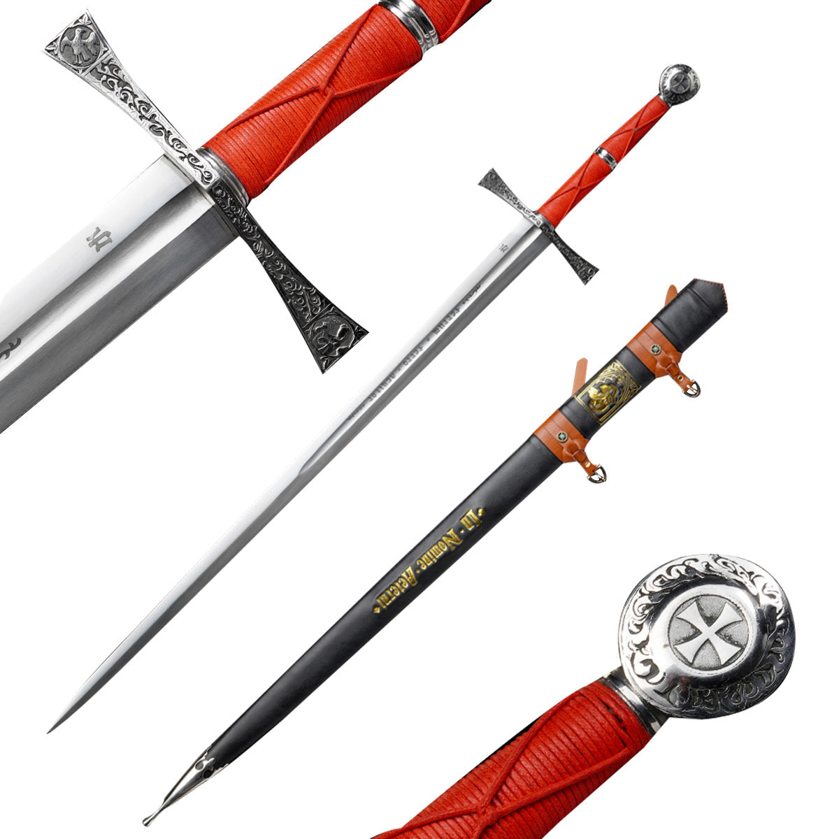 Knight's Collection Elite 51.5" Cross Templar Medieval Sword