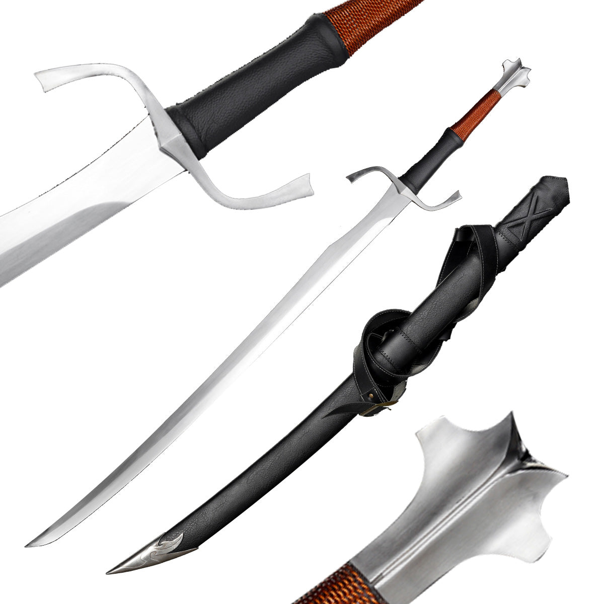 Knight's Collection Elite 50.5" Hand-Forged Medieval Sword