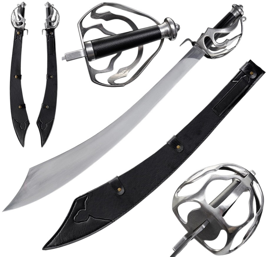 Knight's Collection Elite Hand-Forged Pirate Cutlass