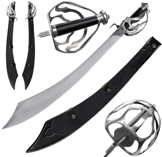 Knight's Collection Elite Hand-Forged Pirate Cutlass