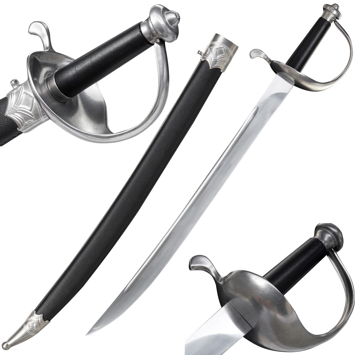 Knight's Collection Elite Knight's Collection Hand-Forged Pirate Cutlass