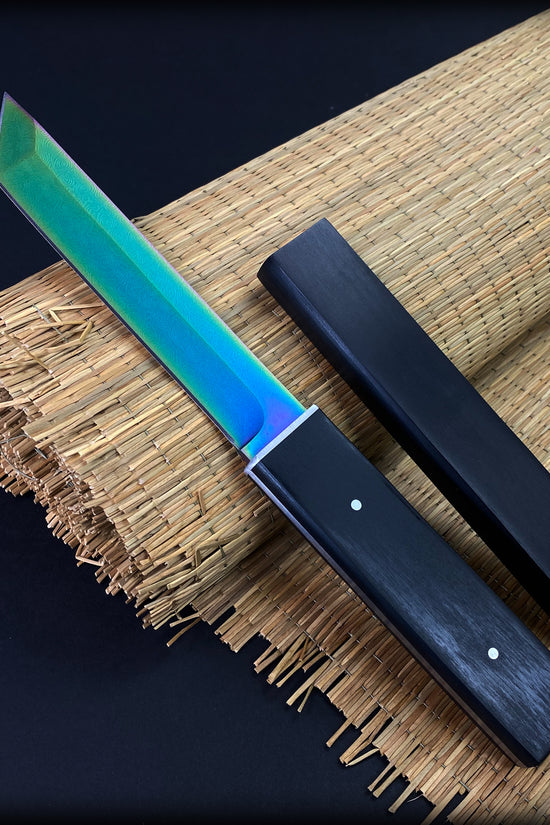 Authentic Japanese Tanto Knives - Asuka Rainbow Tanto Knife
