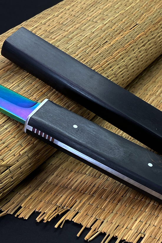 Authentic Japanese Tanto Knives - Asuka Rainbow Tanto Knife