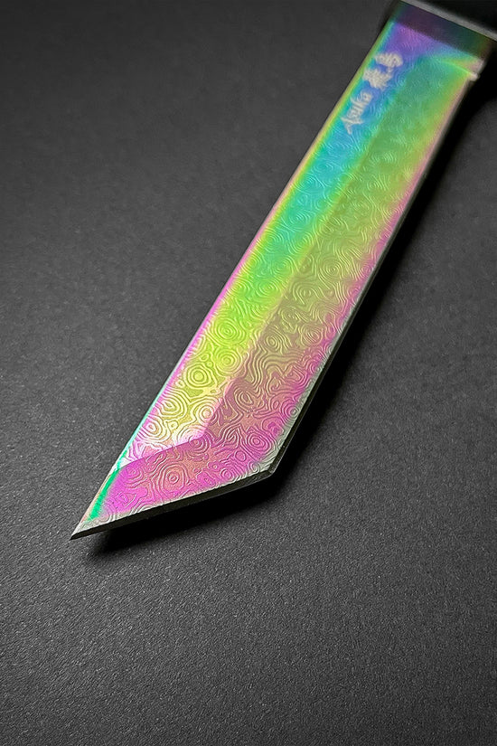 Authentic Japanese Tanto Knives - Asuka Rainbow Tanto Knife