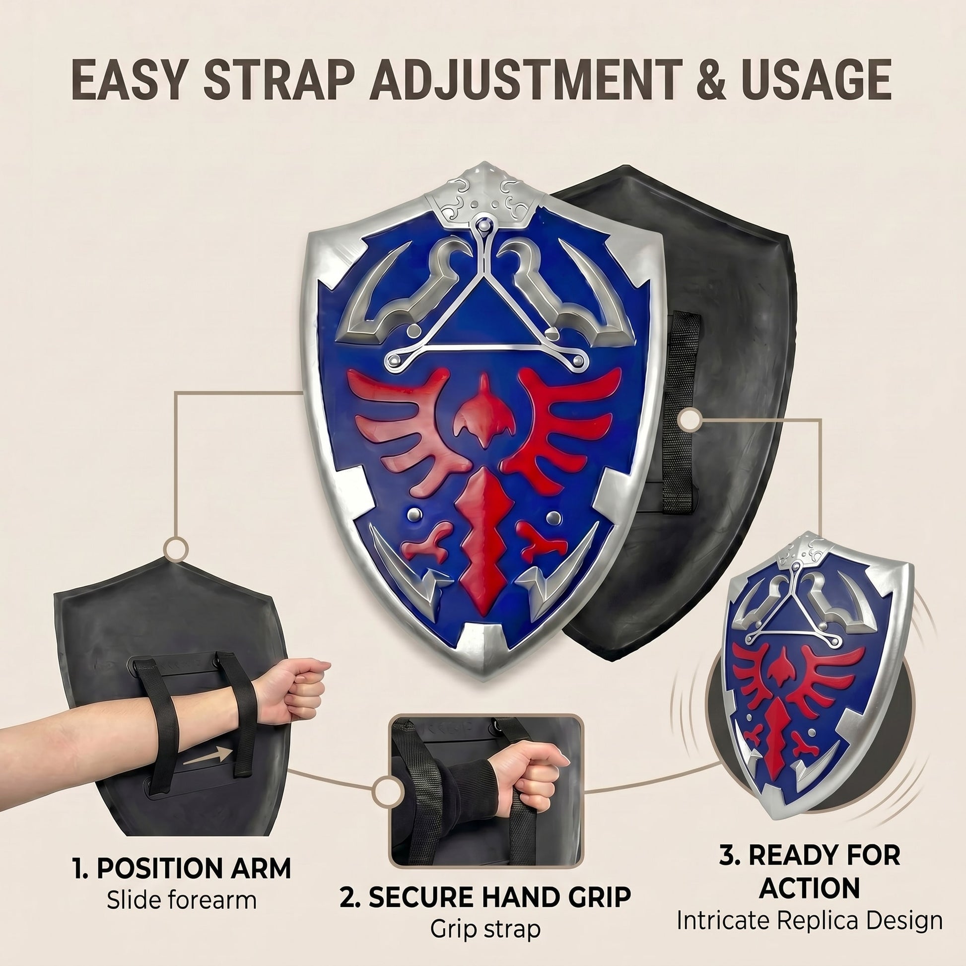 Foam Heroic Fantasy Shield