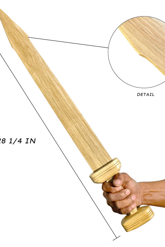 Shop Wooden Roman Sword – Medieval Practice Weapon for Sale