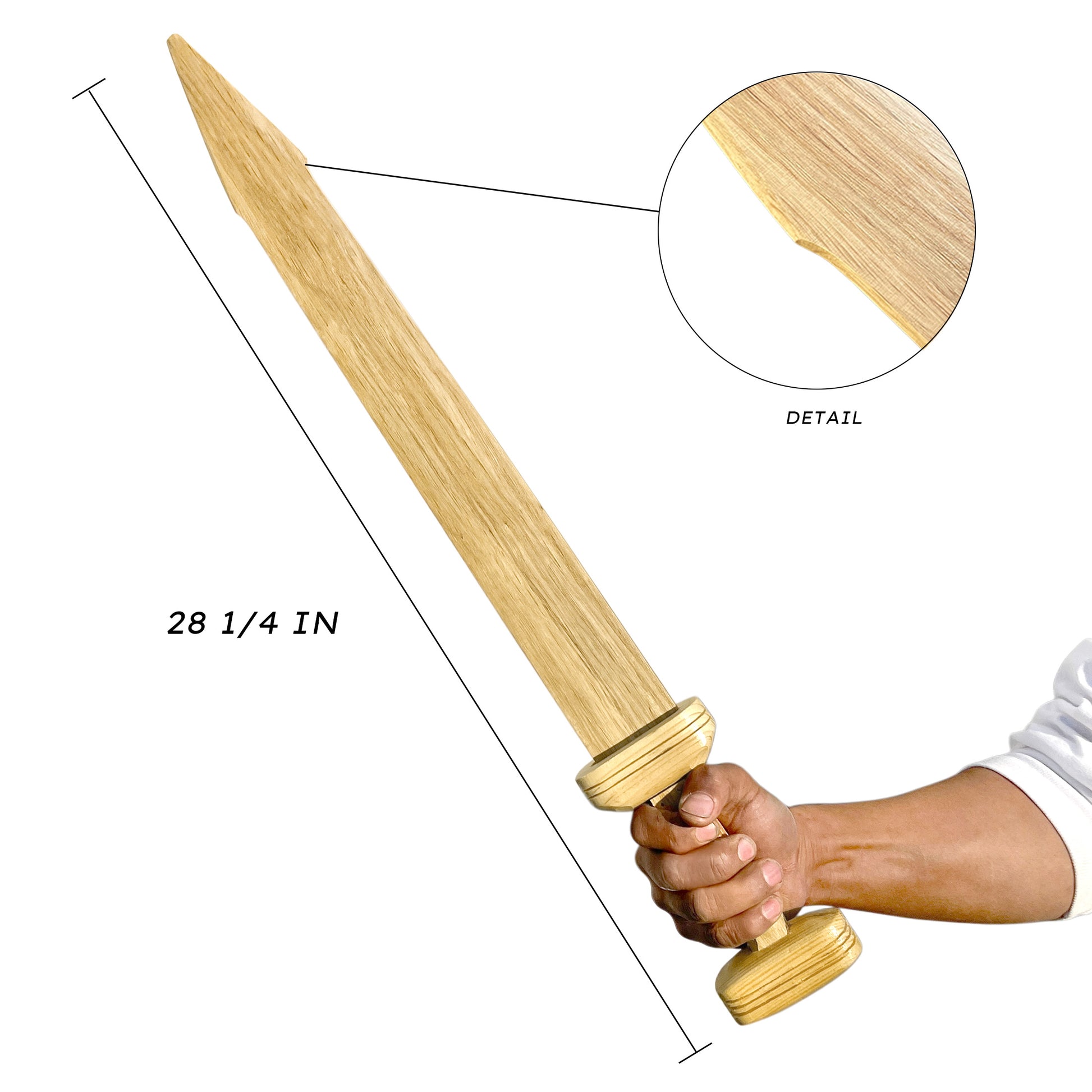 27 1/4" Wooden Roman Sword