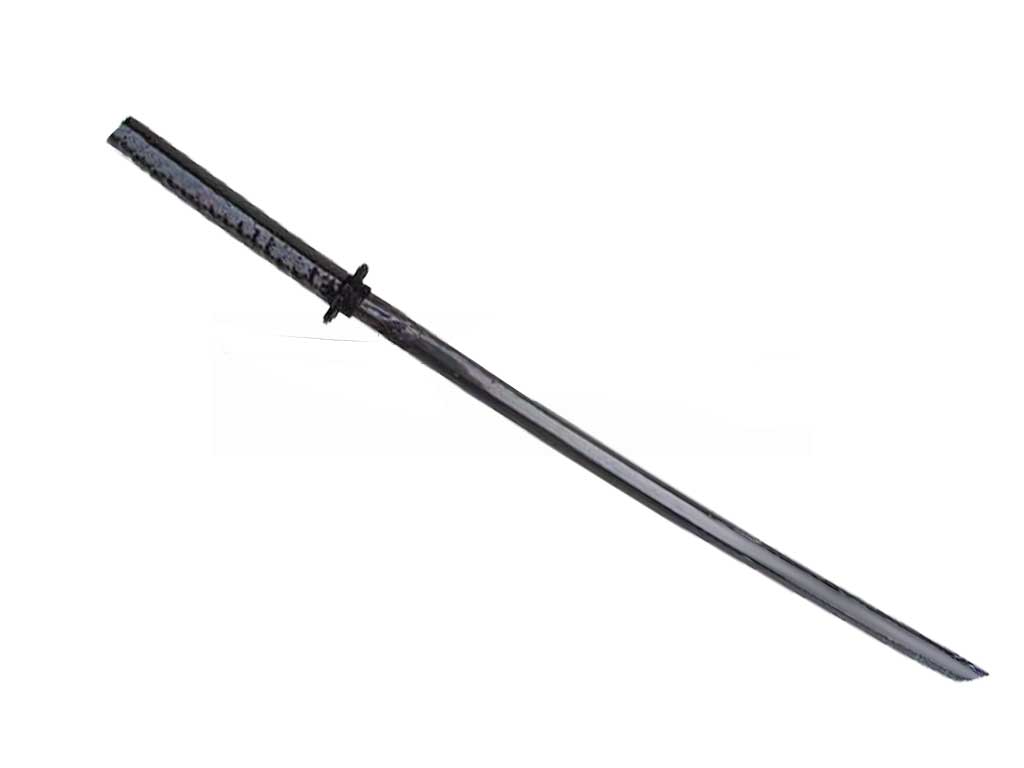 40" Black Wooden Samurai Sword (Bokken)