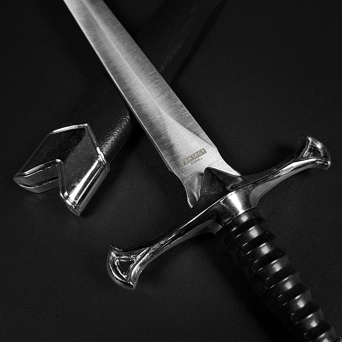 Anduril Medieval Fantasy Dagger by Guild Arms with a sleek blade and ornate hilt for collectors