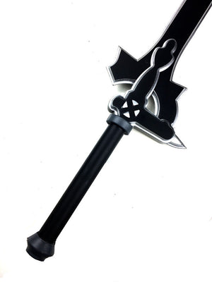 Black Foam Sword by Guild Arms featuring a detailed hilt and durable construction for safe play