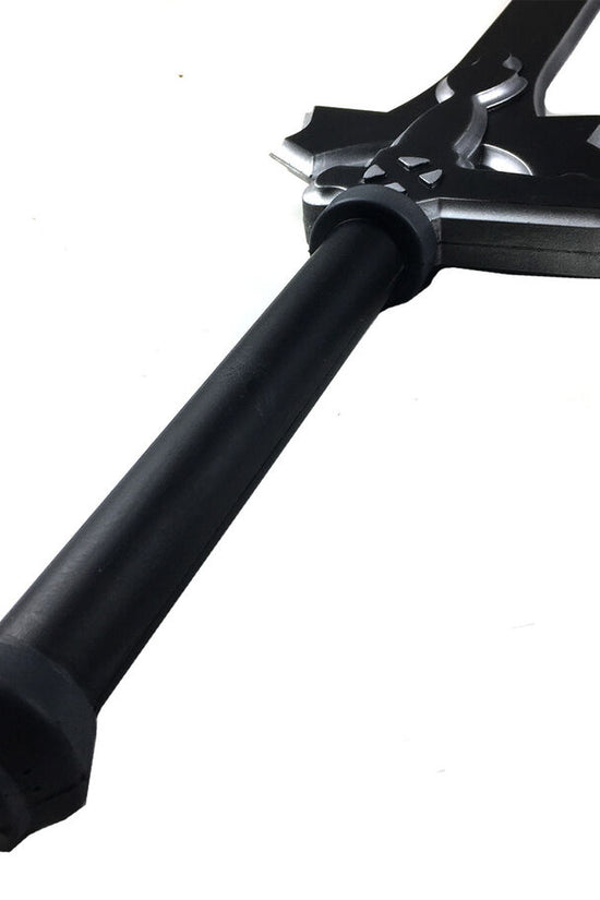 Black Foam Sword from Guild Arms with a detailed hilt and sturdy grip for safe play