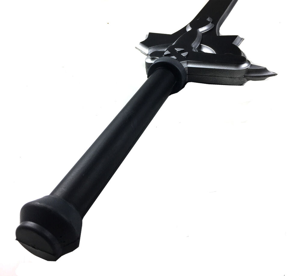 Black Foam Sword from Guild Arms with a detailed hilt and sturdy grip for safe play