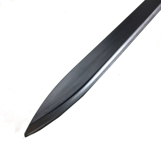 Black Foam Sword by Guild Arms with a sleek, smooth design for safe play and practice
