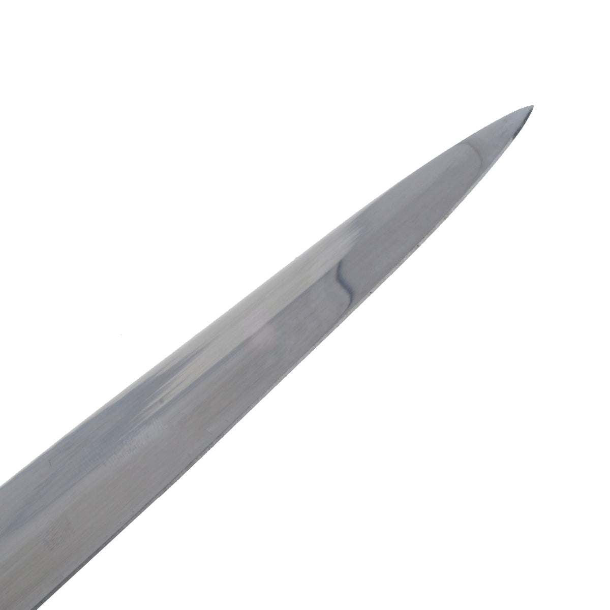 Black Medieval Sword w/Black Plastic Scabbard with a sleek, pointed blade design for collectors and reenactors