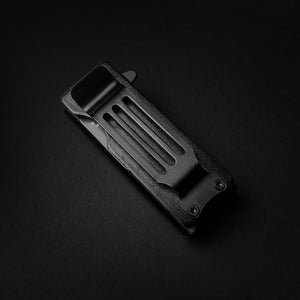 Guild Arms Black Spring Assisted Lighter Knife with Secure Grip and Sleek Design