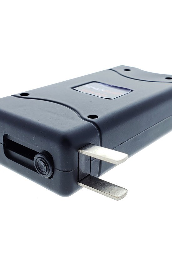 Thunderblast black stun gun for self defense with compact design and easy-to-use features
