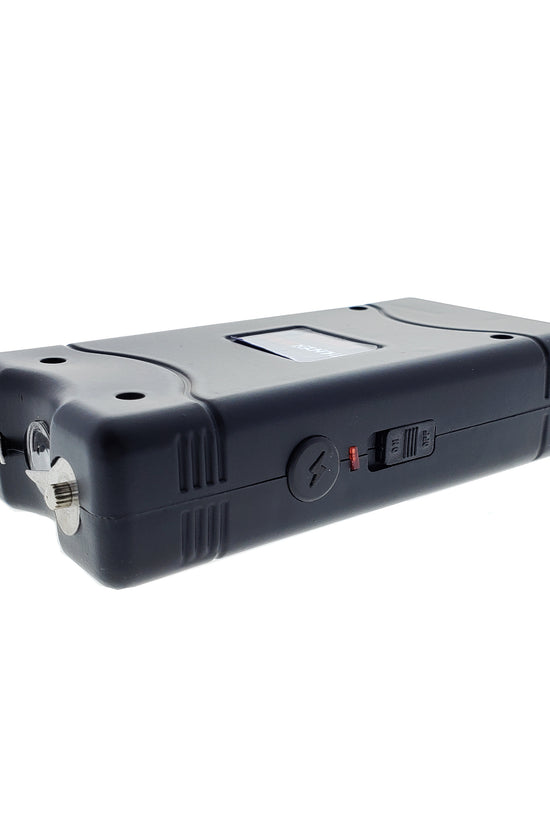 Thunderblast black stun gun for self defense with compact design and safety switch