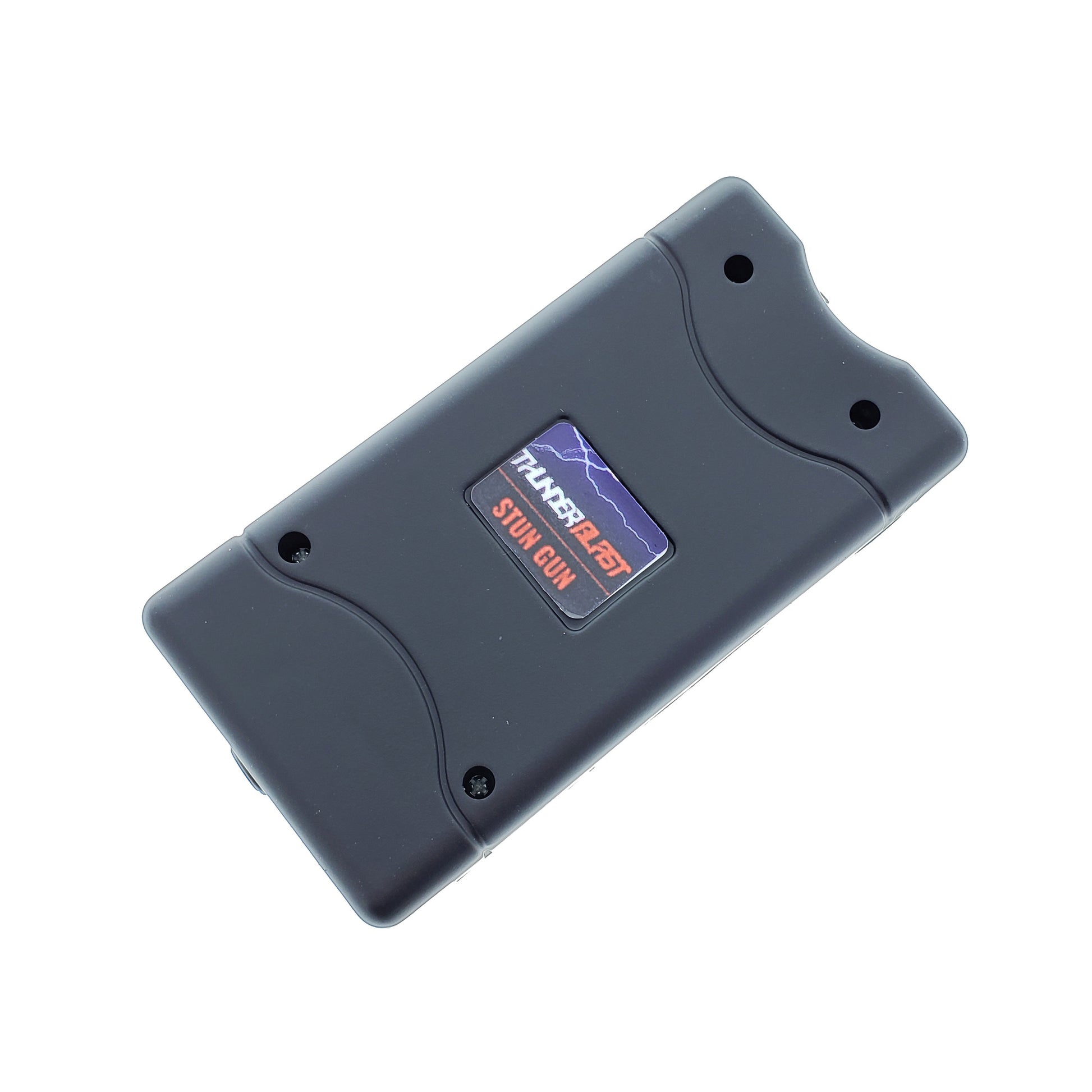 Thunderblast black stun gun for self defense with compact design and safety features