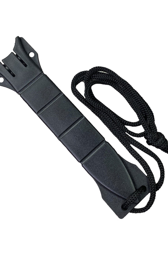 Falcon tactical knife sheath with black cord for secure carrying buy damascus fixed blade tactical knife online