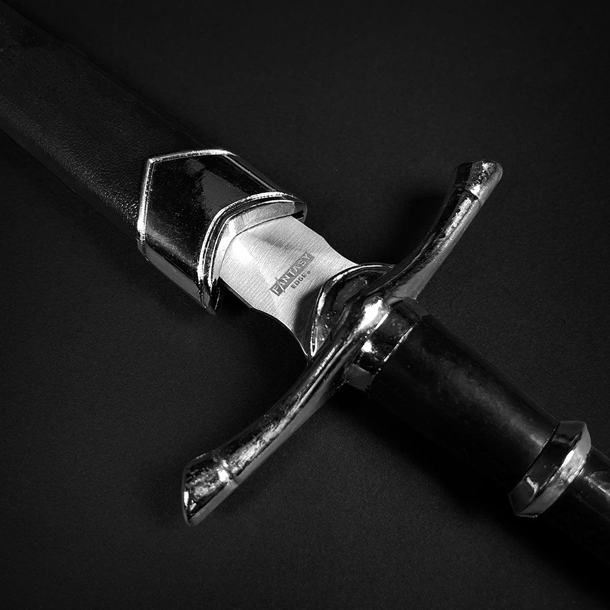 Classic Medieval Dagger by Guild Arms with polished blade and ornate crossguard design