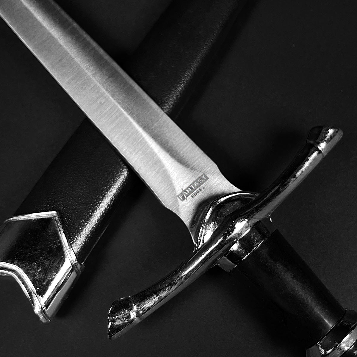 Classic Medieval Dagger with a polished blade and ornate hilt from Guild Arms