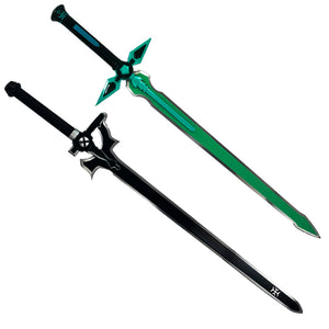 Guild Arms Dark Repulsor Anime Longsword featuring sleek design and vibrant colors for collectors and fans