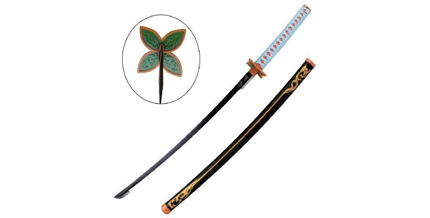 Guild Arms Demon Metal Anime Sword with detailed blade and ornate scabbard design