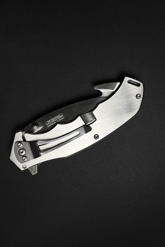 EDC Falcon Wooden Handle Pocket Knives with Spring Assisted Opening and Durable Design