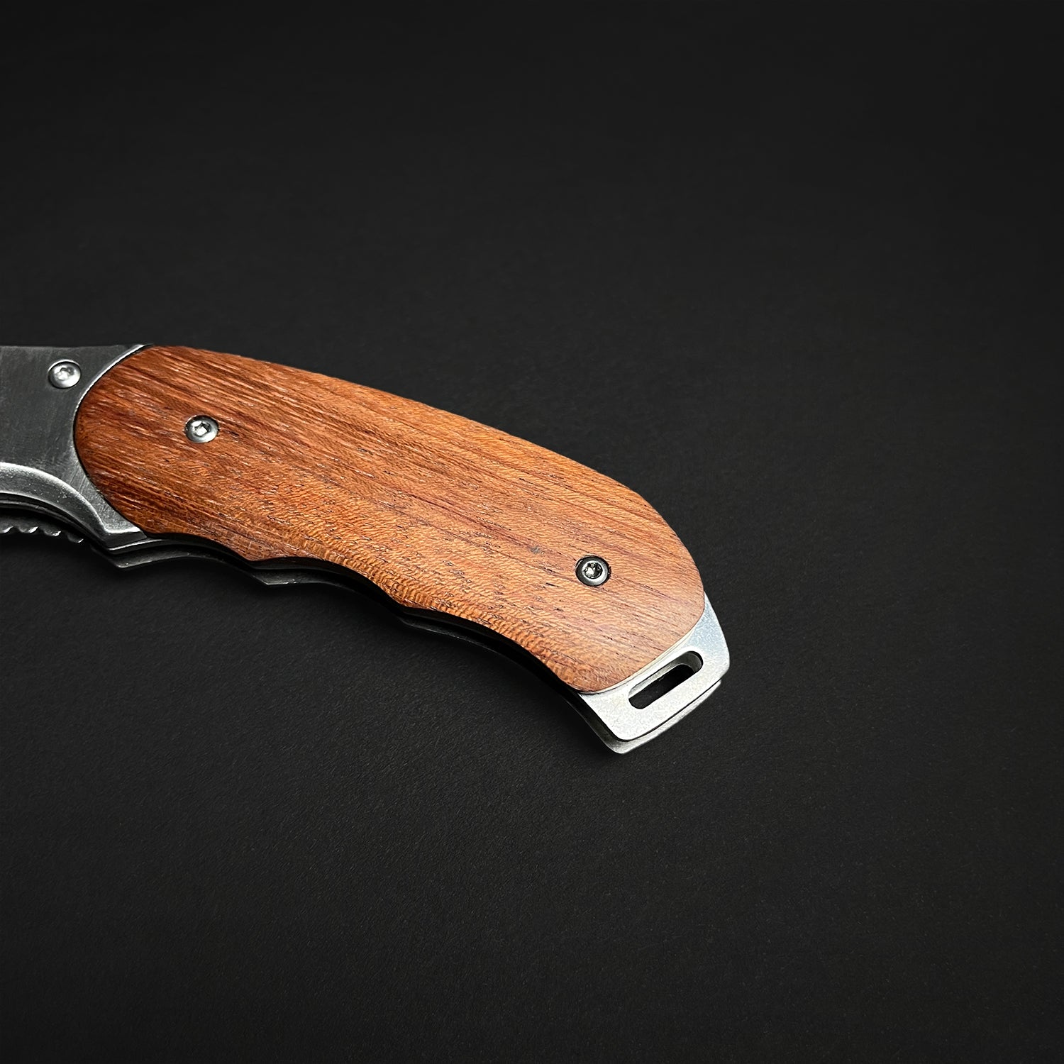 EDC Falcon Wooden Handle Pocket Knives featuring a sleek design for everyday use
