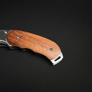 EDC Falcon Wooden Handle Pocket Knives featuring a sleek design for everyday use