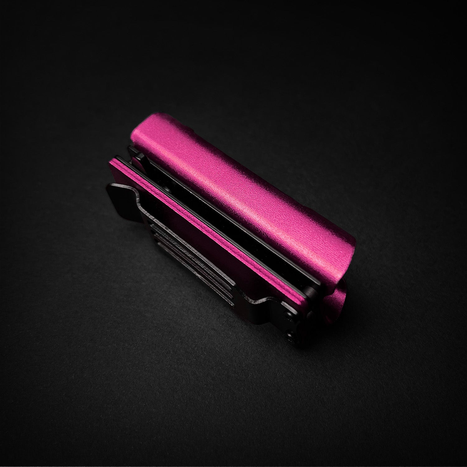 Guild Arms Lighter Knife Case Spring Assisted Pocket Knife Pink compact metallic folding clip in pink