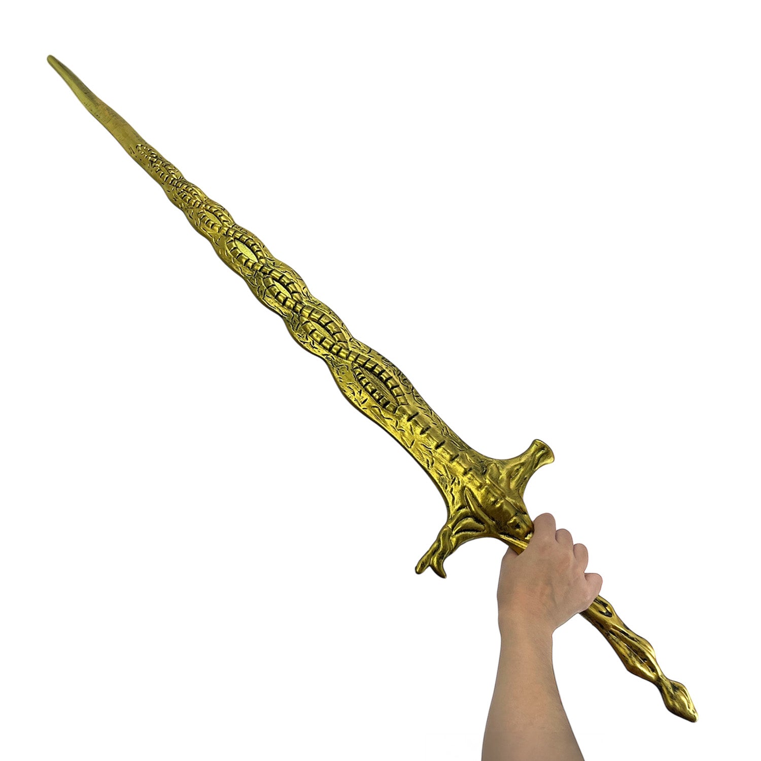 Gold Elden Sacred Relic Foam Sword for Cosplay with Intricate Design and Comfortable Grip