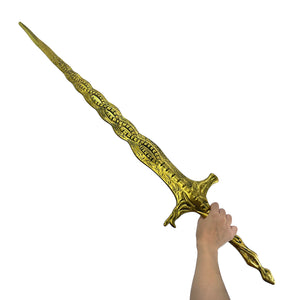 Gold Elden Sacred Relic Foam Sword for Cosplay with Intricate Design and Comfortable Grip